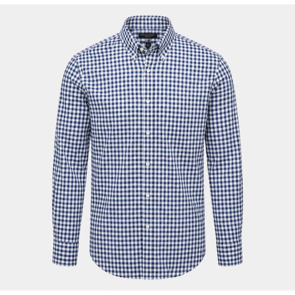 Banana Republic Grant Fit Custom 078 Wash Shirt – Men's XXL